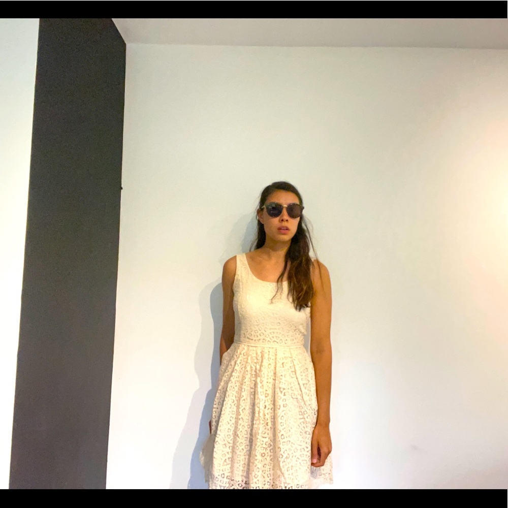 Jcrew size 4 Cream lace dress